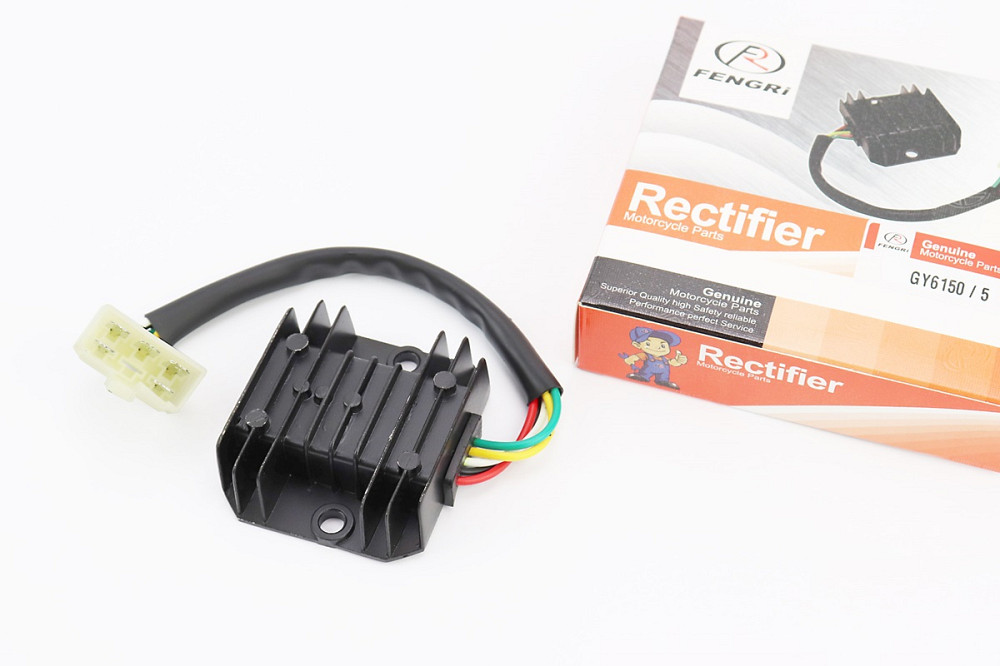 Реле-регулятор напруги 5 дротів - "5" (роз'єм великий "тато"), від 5шт -10% Київ - фото 1