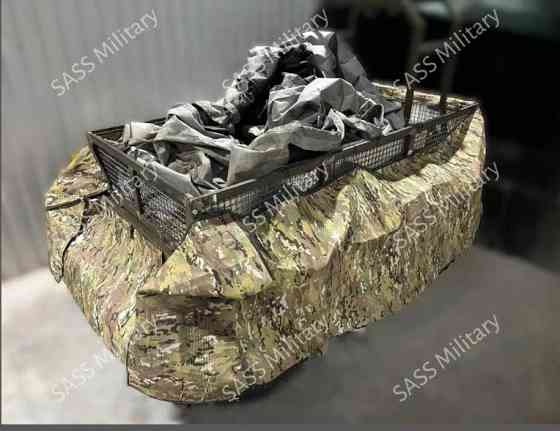 Антитепловизионное маскировочное полотно с фольгой | Защита от тепловизора Киев