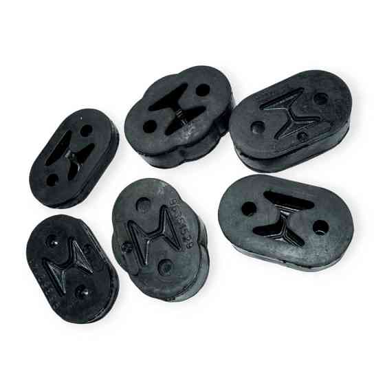 Гумки глушника Ланос (6шт) блістер кріплення Мукачево