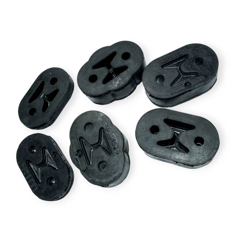 Гумки глушника Ланос (6шт) блістер кріплення Мукачево - фото 1