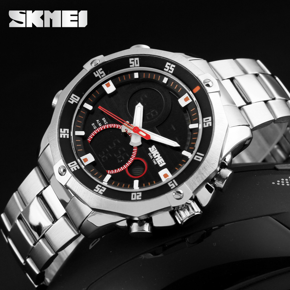 Мужские наручные часы Skmei 1146 (Серебристый) Киев - изображение 6