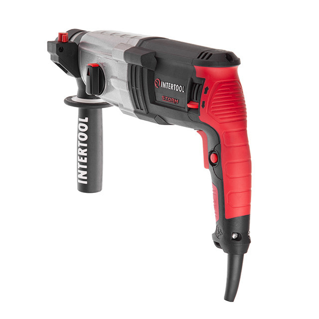 Перфоратор INTERTOOL WT-0172, 1,0 кВт, 3,2 Дж, 0-1300 об./хв, 0-5100 уд./хв — трирежимний мережевий перфоратор Львів - фото 3