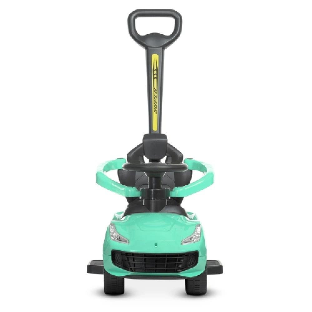 Детская машинка каталка толокар с ручкой SPOKO SP-608 для детей Зеленый Киев - изображение 3