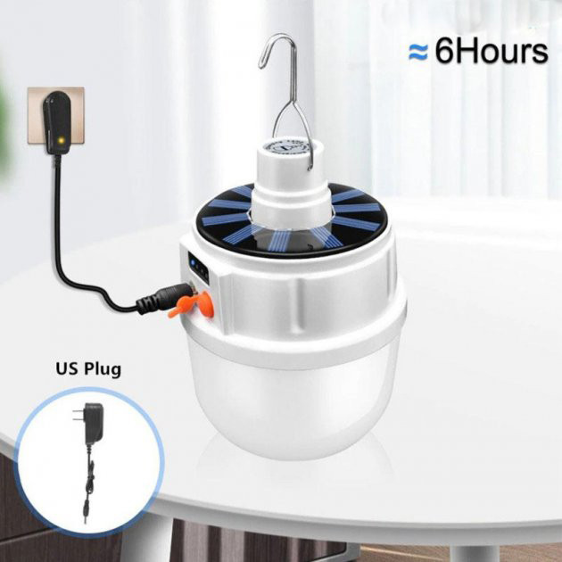 Переносной кемпинговый светильник JD 2022 LED лампа на аккумуляторе с солнечной панелью для отдыха Київ - фото 10