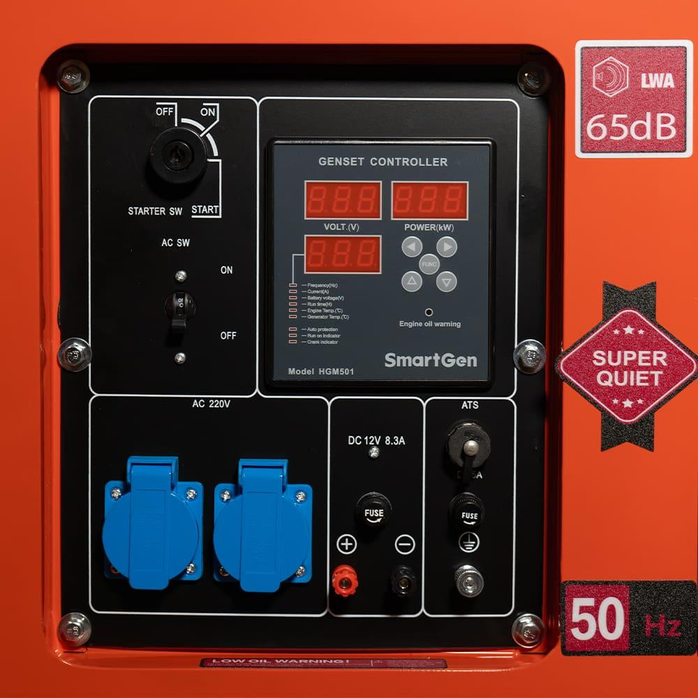 Генератор дизельний однофазний 4.2 кВт Bison BS8500QQ (41-00410) Киев - изображение 2