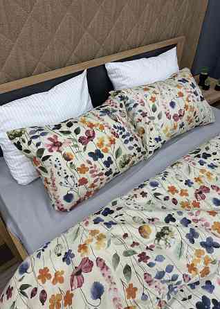 Комплект постельного белья, Decorator Bloomy Двуспальный 180х215 с цветочным принтом (88-013) Киев