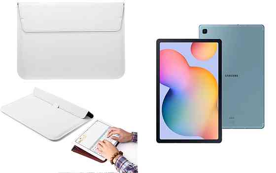 Чохол-конверт VitoCase для Samsung Galaxy Tab S6 Lite 10.4 P610, з функцією підставки для планшета Білий Київ