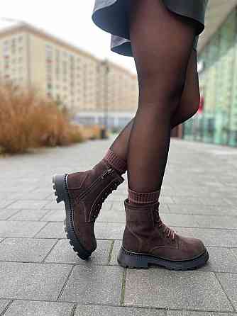 Molly Черевики жіночі MOLLY 12-16 коричневі (зима, замша натуральна) (5715) 40 Коломыя