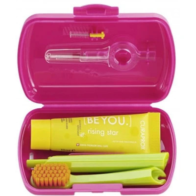 Набор косметики Curaprox Be You Red Дорожный гигиенический (7612412429909) Винница - изображение 1