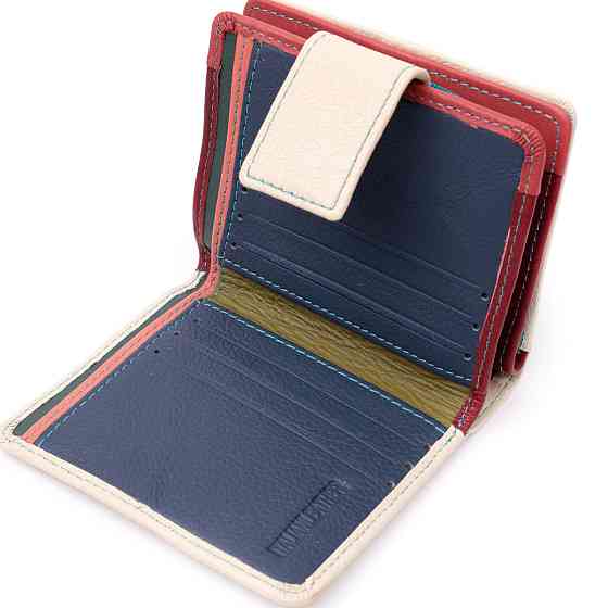 Женский кошелек из натуральной кожи вертикального формата ST Leather 19440 Белый Киев