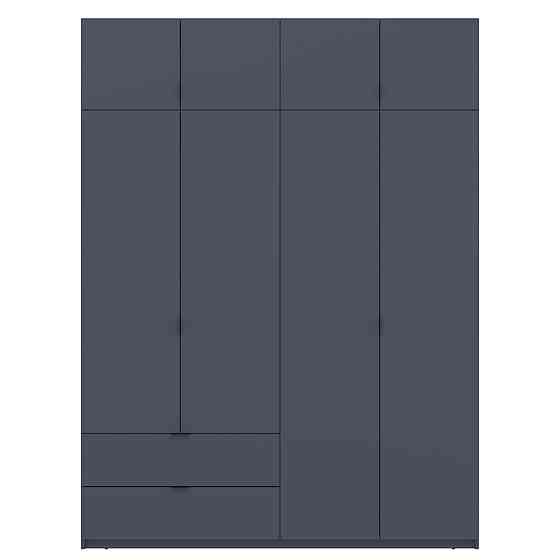 Шкаф распашной с антресолью Doros Лукас 180х50х240 см Графит (DRS-011192) Днепр