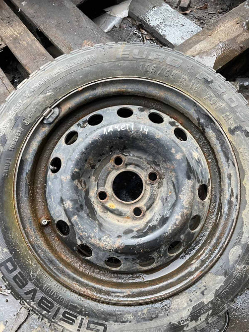 Сталевий диск R14 для Chevrolet Lacetti Київ - фото 2