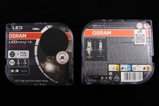 Лампа диодная   H4  12В  6500К Osram LEDriving HL Easy как галогенная (2 шт.) Винница