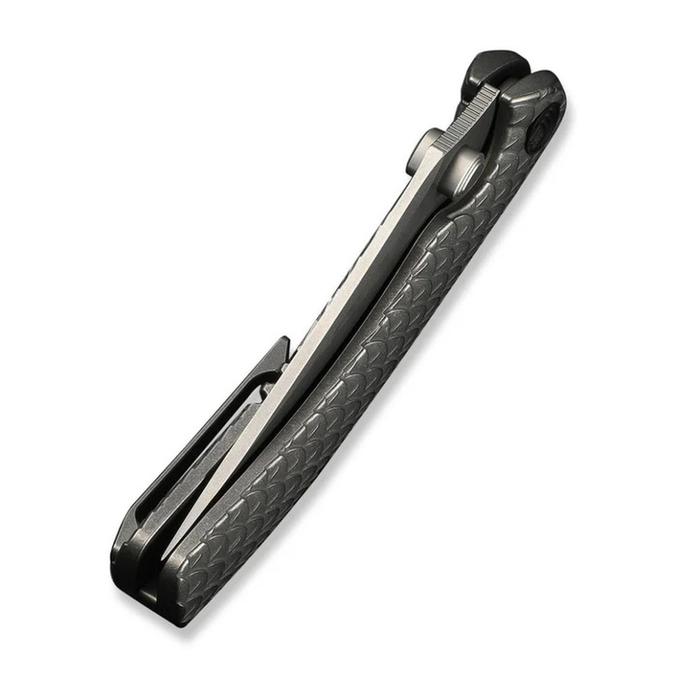 Ніж складаний туристичний Weknife Dracarys, (9.1 см) Böhler M390 / титан 6AL4V сірий Київ - фото 7
