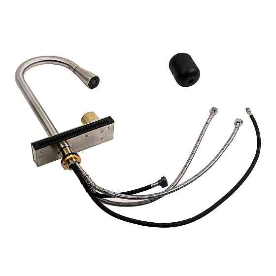 Змішувач під мийку "Водоспад" ZS84 Platinum (brushed) Коломыя