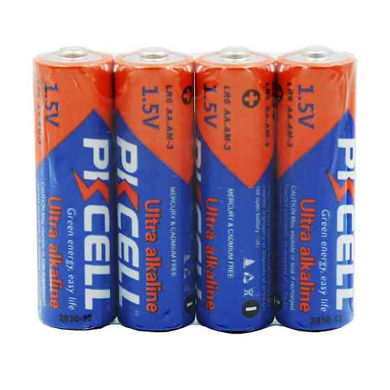 Батарейка PKCELL Ultra Alkaline AA LR6 1.5V, 4шт./плівка Київ