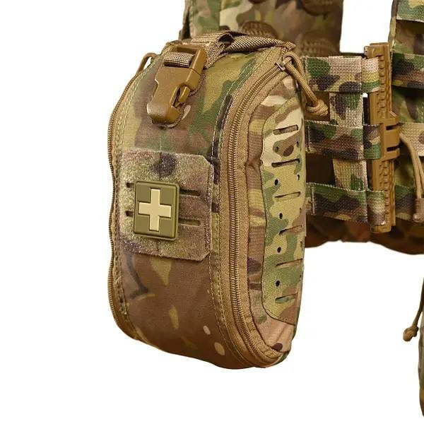 Тактична плитоноска М6 з комплектом підсумків (без плит) Мультикам Вінниця - фото 11