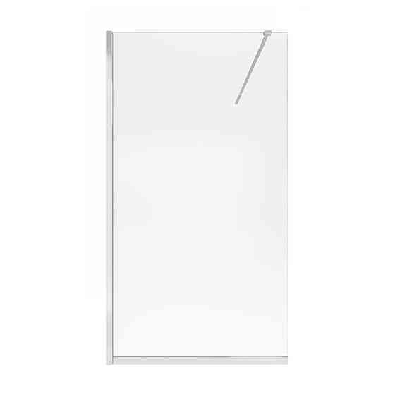 Душова перегородка Qtap Walk-In Standard CRM2011.C8 110х200 см, скло Clear 8 мм, покриття CalcLess Київ