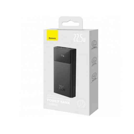 Зовнішній акумулятор Baseus Star-Lord Digital Display Fast Charge Power Bank 20000mAh 22.5W Black Київ