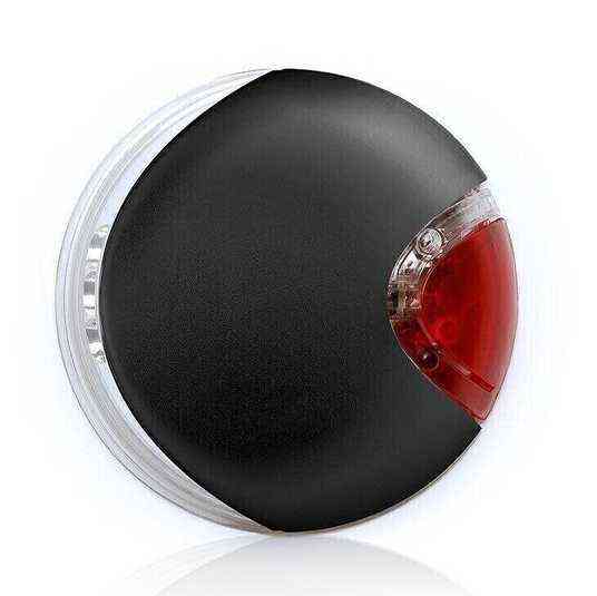 Ліхтарик на рулетку-повідець Flexi LED USB діаметр 7 см (чорний) Вінниця