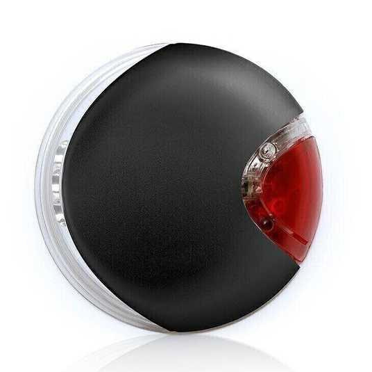 Ліхтарик на рулетку-повідець Flexi LED USB діаметр 7 см (чорний) Вінниця - фото 1