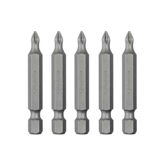 Комплект викруткових насадок, PH1, 1/4"×50 мм, ACR, S2, 5 од., STORM Львів
