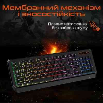 Клавиатура Meetion K9320 USB UA Black (MT-K9320-A-RUA) Винница