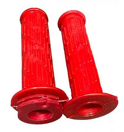 Ручки керма ІЖ (гумові) (комплект) ЧЕРВОНІ VDK-2 Київ