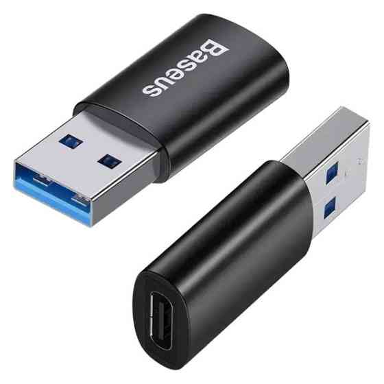 Адаптер-перехідник Baseus Ingenuity Mini OTG USB 3.1 to Type-C ZJJQ000101 (Чорний) Миколаїв