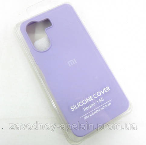 Xiaomi Redmi 13C Poco C65 Силіконовий чохол Мікрофібра (ліловий) Одеса - фото 2