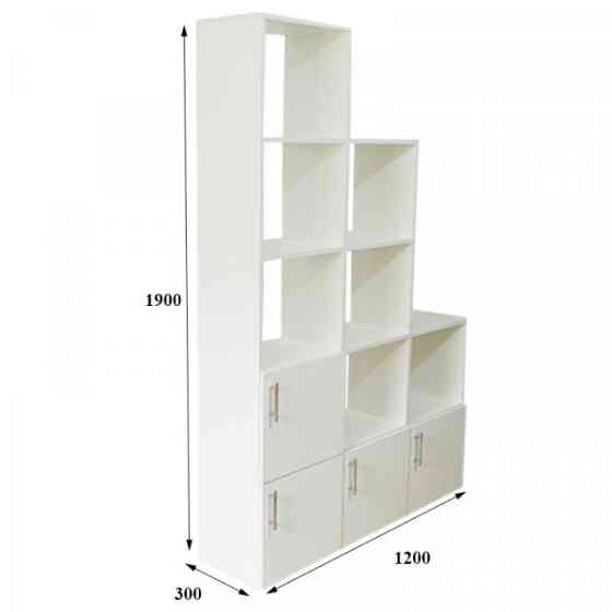 Стелаж мозаїка з тумбами для салону краси та магазину Київ