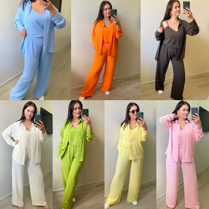 Костюм Трійка — сорочка, майка та штани, які легко носити разом або окремо. Одеса - фото 20