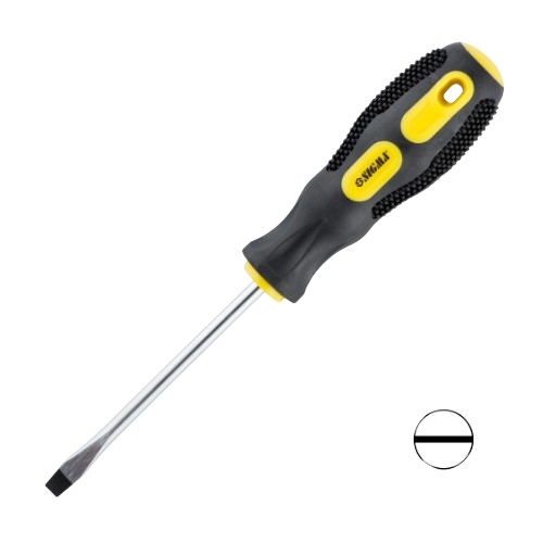 Викрутка шліцева SL6*100мм CrV SIGMA Житомир