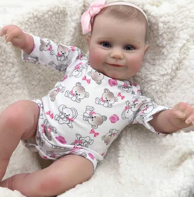 Реалістична Лялька Реборн Дівчинка Домініка 50 см. Харьков - изображение 4