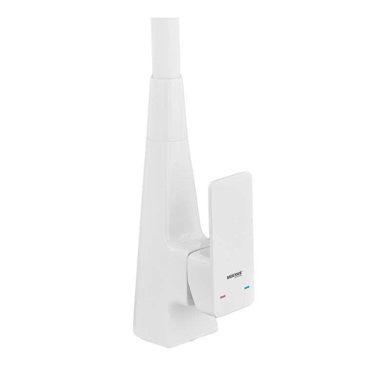 Змішувач для кухні Mixxus Etna 014-T (NUT) White Refl.White (Білий+силіконовий вилив білий) (MI8424)   ( 27478 ) Харьков - изображение 3