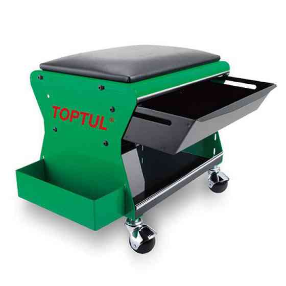 Стілець для автосервісу підкатний TOPTUL 350х260х240мм 3 полиці JCA-350B Одеса