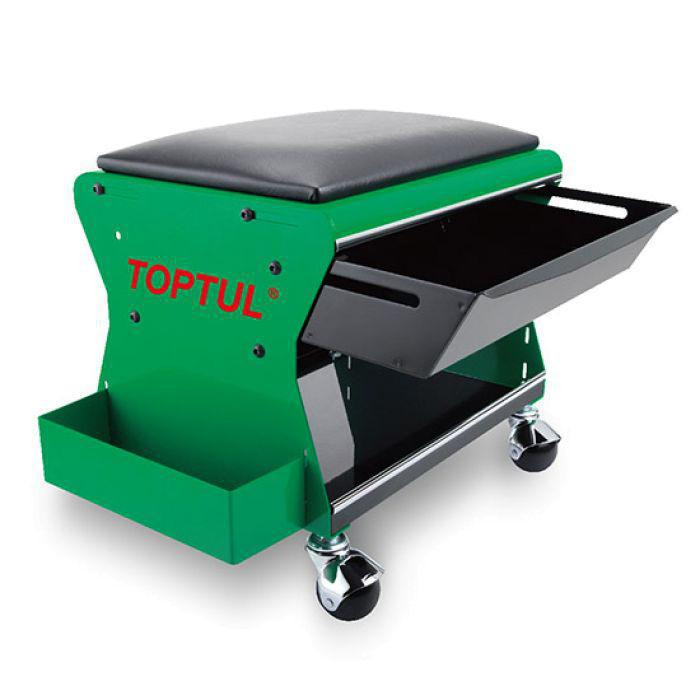 Стілець для автосервісу підкатний TOPTUL 350х260х240мм 3 полиці JCA-350B Одеса - фото 1