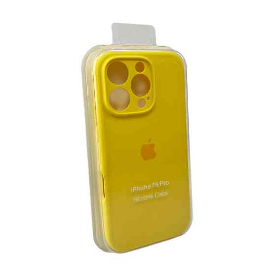 Чохол для смартфона Silicone Full Case AA Camera Protect for Apple iPhone 16 Pro Max 33,Canary Yellow Київ