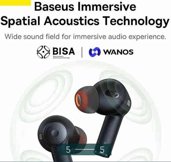 Навушники бездротові: Baseus Bowie EX. Київ