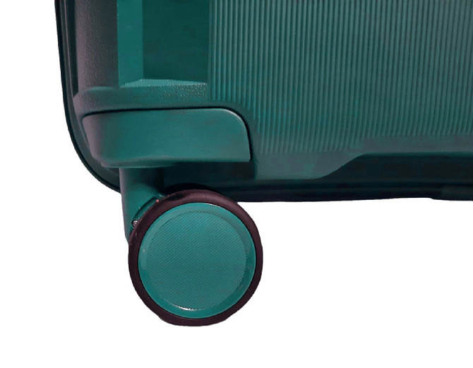 Валіза пластикова AIRTEX 245 мала 55 см бірюзова Київ - фото 8