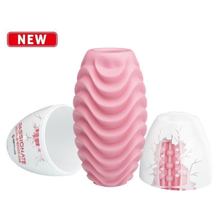 Мастурбатор PRETTY LOVE - Passionate Double-Sided Egg pink Sex Aura Київ - фото 1