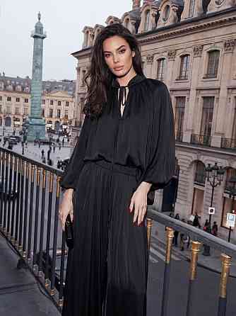 Жіночий стильний елегантний шовковий костюм армані Чорний, 46/48 Одеса