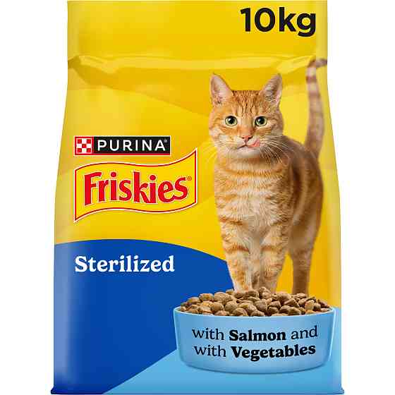 Сухой корм FRISKIES Sterilized для взрослых стерилизованных кошек, с лососем, тунцом и овощами, 10 кг Киев