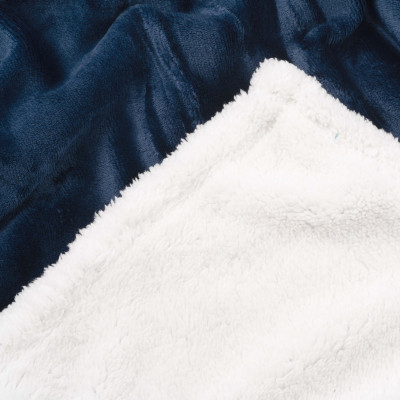 Плед Ardesto Sherpa 100% полиэстер, синий темный 160х200 см (ART0204SH) Винница - изображение 6