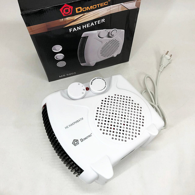 Ефективний тепловентилятор Domotec, Обігрівач-вентилятор із захистом від перегріву DI-27 Львів - фото 10