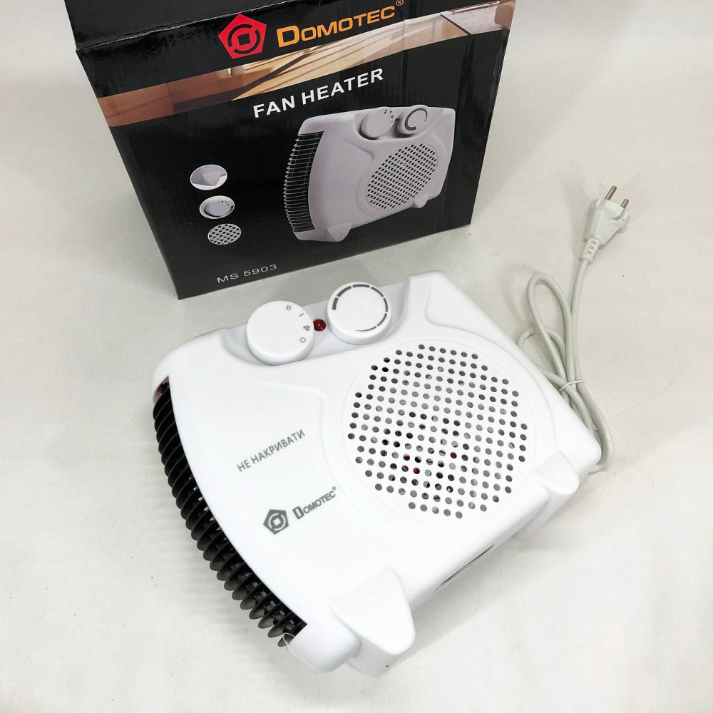 Ефективний тепловентилятор Domotec, Обігрівач-вентилятор із захистом від перегріву DI-27 Львів - фото 10