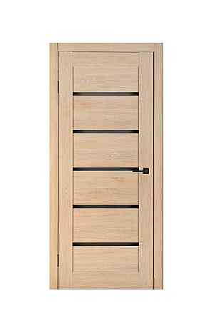 Дверь Реликт Лайн 30 Золотистый + Черное стекло 80*200 см Классические межкомнатные двери Киев