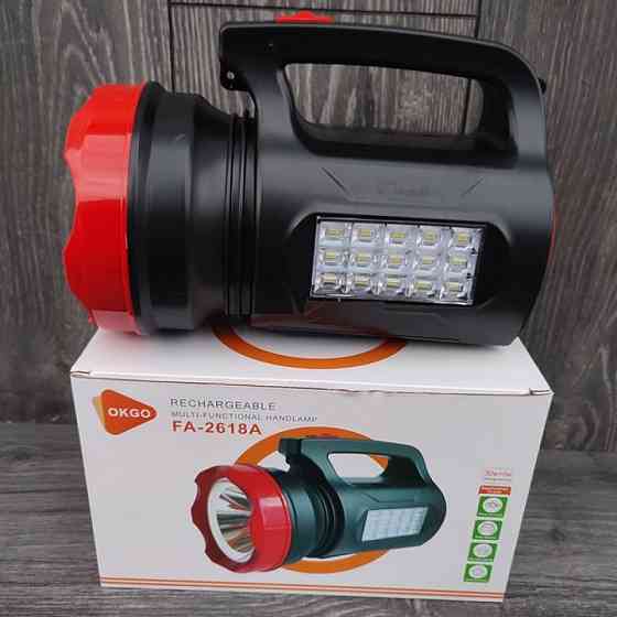 Кемпинговый фонарь FA-2618 (5W XHP + 15SMD) + microUSB + 2х18650 (2 режима) Винница