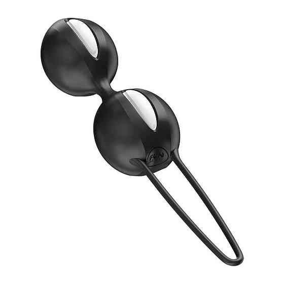Вагінальні кульки Fun Factory SMARTBALLS DUO Black, 2 шт, діаметр 3,2 та 3,6 см Sex Aura Київ