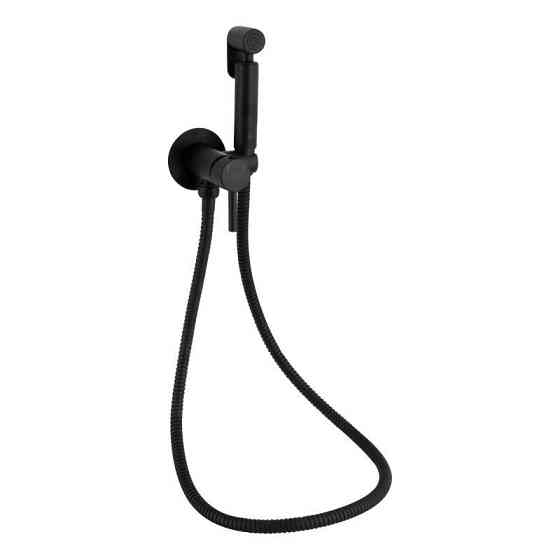 Гигиенический душ из латуни Qtap Inspai-Varius круглый QTINSVARBСRV00440001 Black Matt Харьков